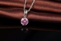 Сребърна висулка и обици - сапфир, рубин, аметист , снимка 6