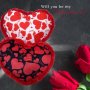 декоративната подаръчна музикална възглавничка от плат "Сърце" (Размер: 42см), снимка 1 - Романтични подаръци - 43860818