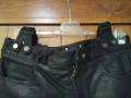 Мото Панталон AJS 100% Естествена Кожа с Тиранти Размер 54 Внос от Германия, снимка 4