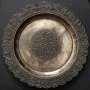 Продавам азиатска сребърна чиния от края на 19 век, снимка 1 - Антикварни и старинни предмети - 32830779