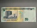 Банкнота - Хондурас - 50 лемпира UNC | 2019г., снимка 2