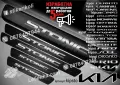 ПРАГОВЕ карбон KIA RIO фолио стикери kipri1, снимка 18