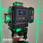 Лазерен нивелир Kraftworld PRO 4×360° с тъчскрийн дисплей, дистанционно и пълен комплект в куфар, снимка 2