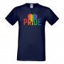 Мъжка тениска Pride Heart multicolor Прайд,Празник.Повод,Изненада, снимка 8