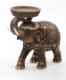 Индийски слон - СВЕЩНИК, богато декориран | естествена смола, снимка 4