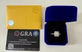 Сребро S925 Сребърен пръстен с камък Мойсанит 2ct ( 2 карата ) Диамант с Сертификат, снимка 1