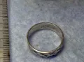 СТАР СТИЛНО РЕТРО АРТ РЪЧНО ОРНАМЕНТИРАН СРЕБЪРЕН ПРЪСТЕН Тип ХАЛКА СРЕБРО ВИСОКА ПРОБА 49725, снимка 5