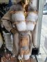 Дамско луксозно палто кашмир вълна лисица код 103