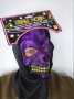 Неонова маска Halloween Party Хелоуин , снимка 1 - Други - 38150305