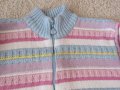 Машинно плетена жилетка за момиче с цип, размер 164, снимка 4