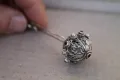 Сребърна възрожденска забодка/игла, снимка 5