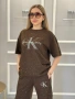 Calvin Klein Кафяв Нов Дамски Комплект , снимка 5