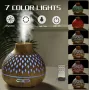 Junlic Aroma Diffuser 400 ml, ултразвуков овлажнител с осветление, снимка 8