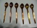 № 5389 комплект 6 броя стари малки лъжички   - с кутийка, снимка 3
