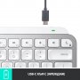 Безжична клавиатура Logitech MX Keys Mini For MAC 920-010526, Bluetooth, US, PALE GREY, снимка 5