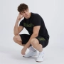 Мъжка тениска и шорти Bench Gowsen, черни-номер XL, снимка 4