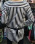 Нова дамска моряшка риза тип туника на тъмносиньо и бяло райе, снимка 10