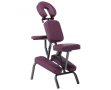 Стол за масаж, изкуствена кожа, бордо, 122x81x48 см, снимка 1 - Друго търговско оборудване - 40299406