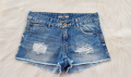 Къси дънкови панталони размер ХС , снимка 3