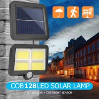 LED лампа със соларен панел BK-128 6COB, снимка 2 - Соларни лампи - 40360911