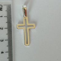 Нов сребърен кръст, снимка 1 - Колиета, медальони, синджири - 28652320