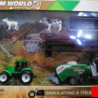 Игрален комплект Farm World - Ферма с трактор и животни, снимка 1 - Фигурки - 38789354