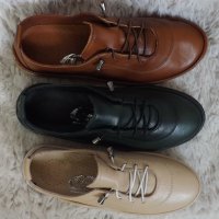 Обувки, естествена кожа бежови, зелени и кафяви, код 621/ББ1/69, снимка 5 - Дамски ежедневни обувки - 40495772