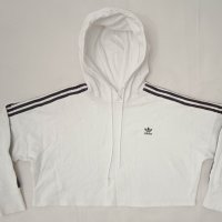 Adidas Originals Cropped Hoodie оригинално горнище S Адидас памук, снимка 1 - Спортни екипи - 39624789