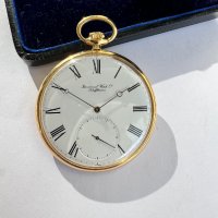 IWC 18k златен джобен часовник, снимка 2 - Джобни - 43592074