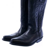 BUFFALO - нови черни кафяви каубойски байкърски кожени ботуши разни номера, снимка 15 - Дамски ботуши - 35017496