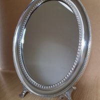 Сребърно огледало КРАСИВА сребърна рамка стара Испания , снимка 3 - Огледала - 36708656