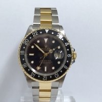 ROLEX GMT Master II Steel&Gold 18k, ref. 16713, профилактиран - оригинал, снимка 3 - Мъжки - 40789035