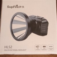 Акумулаторен челник Superfire HL52, USB, LED, 350m накланяща глава , снимка 5 - Къмпинг осветление - 43854300