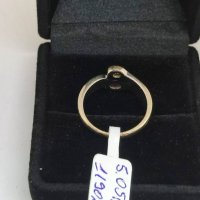 Златен пръстен с естествен Рубин и брилянт-5,05гр/18кр, снимка 6 - Пръстени - 40574124