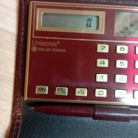 Стар калкулатор "Unisonic" LC285 solar, снимка 8 - Антикварни и старинни предмети - 43804054
