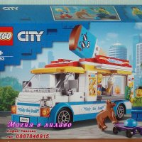 Продавам лего LEGO CITY 60253 - Камион за сладолед, снимка 1 - Образователни игри - 27911457