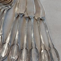 Сребърни прибори за хранене сребро 800''сребърен комплект за риба'' чисто сребро няма друг метал, снимка 4 - Прибори за хранене, готвене и сервиране - 43988966