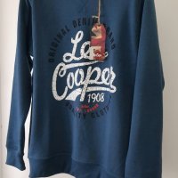 Lee Cooper Fic Logo - Мъжко спортно горнище, синьо, размер - L., снимка 2 - Спортни дрехи, екипи - 39605452