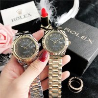 Луксозен дамски ръчен часовник Rolex, стилен Ролекс , водоустойчив, снимка 2 - Дамски - 37074609