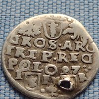 Сребърна монета 3 гроша 1597г. Сигизмунд трети Респосполита Полша 26930, снимка 8 - Нумизматика и бонистика - 42944552