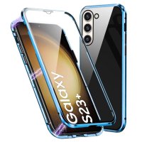 Samsung Galaxy S24 Ultra S24 S24+ / Двоен 360 градуса магнитен кейс калъф, снимка 8 - Калъфи, кейсове - 43855115