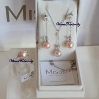 Misaki дамски сребърен комплект, снимка 1 - Бижутерийни комплекти - 44113491