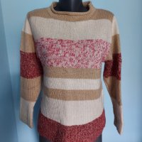 Пъстър дамски пуловер "John Lord"original brand, снимка 1 - Блузи с дълъг ръкав и пуловери - 16230415