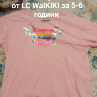 Тениска за момиче 116 см, снимка 1 - Детски тениски и потници - 44911112