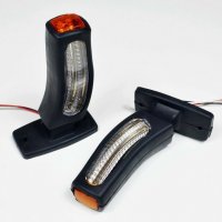 1 бр. ЛЕД LED габарити , рогче с две функции с 3 светлини и мигач, 24V , снимка 2 - Аксесоари и консумативи - 35528639