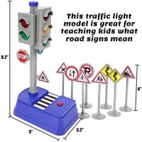 Комплект светофар и пътни знаци, снимка 3 - Коли, камиони, мотори, писти - 38377930