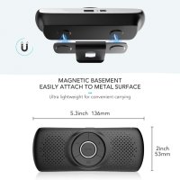 AGPTEK Bluetooth 5.0 Комплект за свободни ръце за кола, снимка 2 - Безжични слушалки - 43851222