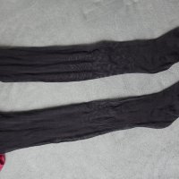 S/M силиконови чорапи с дантела в бордо цвят, снимка 7 - Бельо - 40301011