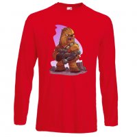 Мъжка тениска Star Wars Chewbacca Star Wars Игра,Изненада,Подарък,Геймър, , снимка 6 - Тениски - 36808670