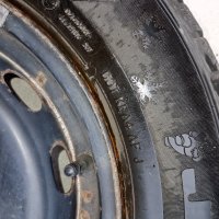 2 броя зимни гуми със джанти за Пежо 306 , снимка 4 - Гуми и джанти - 43090744